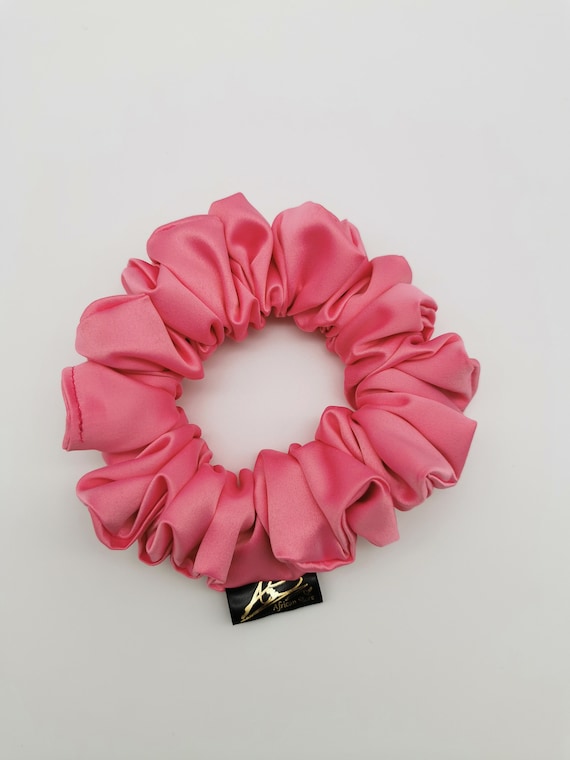 Satin Scrunchie Pink Hochzeitsgeschenk Haargummi Frauen,kinder