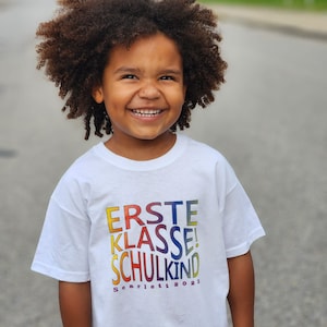 Erste Klasse Tshirt,Kindergarten Kinder Tshirt, Erste Klasse Schulkind, Kinder Einschulung t-shirt,personalisierte Erste Klasse shirt