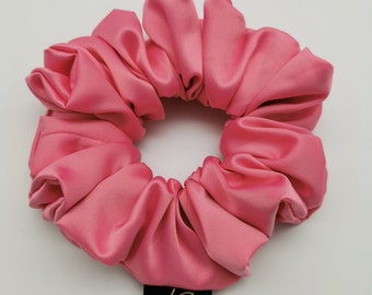 Satin Scrunchie Pink Hochzeitsgeschenk Haargummi Frauen,kinder