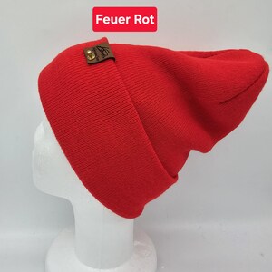 Satin gefütterte Strickmütze,breitem Umschlag Mütze,Locken Winter Mützen,Unisex lang Satinhaube,Haarhaube aus Satin, Satin lined Beanie image 13