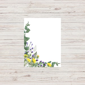 Maskrosvildblomma olinjerade dagbokssidor