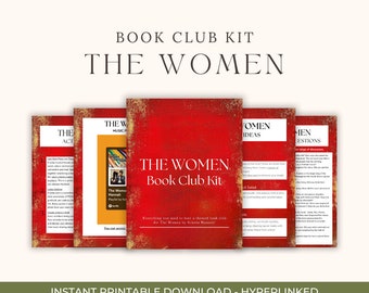 Book Club Kit The Women by Kristin Hannah Discussion Questions Book Club Activities Themed Food and Drink List Activity List