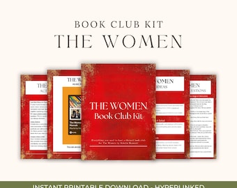 Buchklub-Kit Die Frauen von Kristin Hannah Diskussionsfragen Buchklub-Aktivitäten Themen-Essens- und Getränkeliste Aktivitätsliste