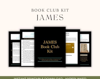 Book Club Kit James by Percival Jackson Discussion Questions Book Club Activities Themed Food and Drink List Activity List