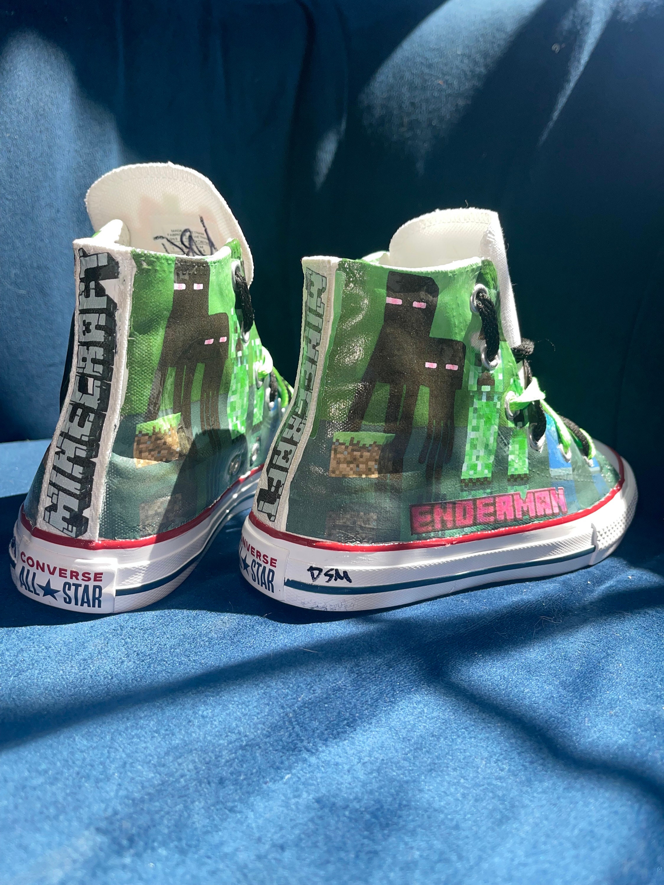 Converse minecraft shoes discount