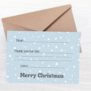 Kids Thank You Card