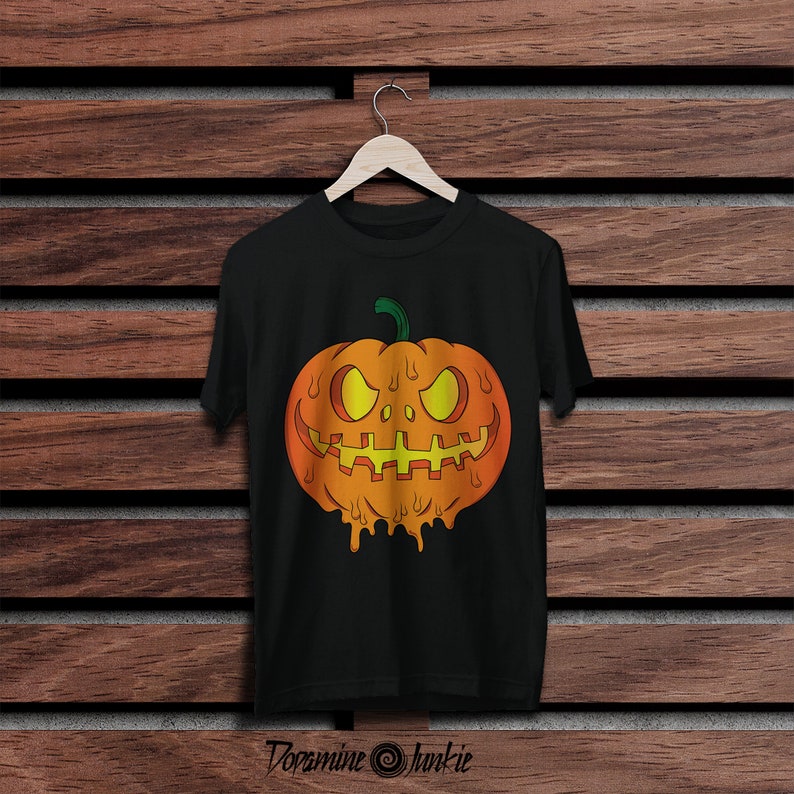 Dripping Pumpkin, Pumpkin Face Svg, Melting Pumpkin Svg, Halloween ...
