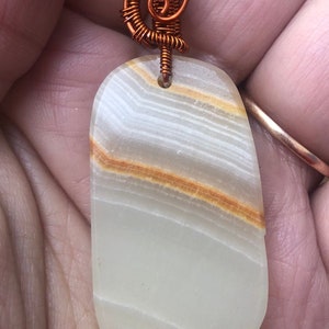 Wire Wrapped Ocean Jasper Pendant Handmade OOAK