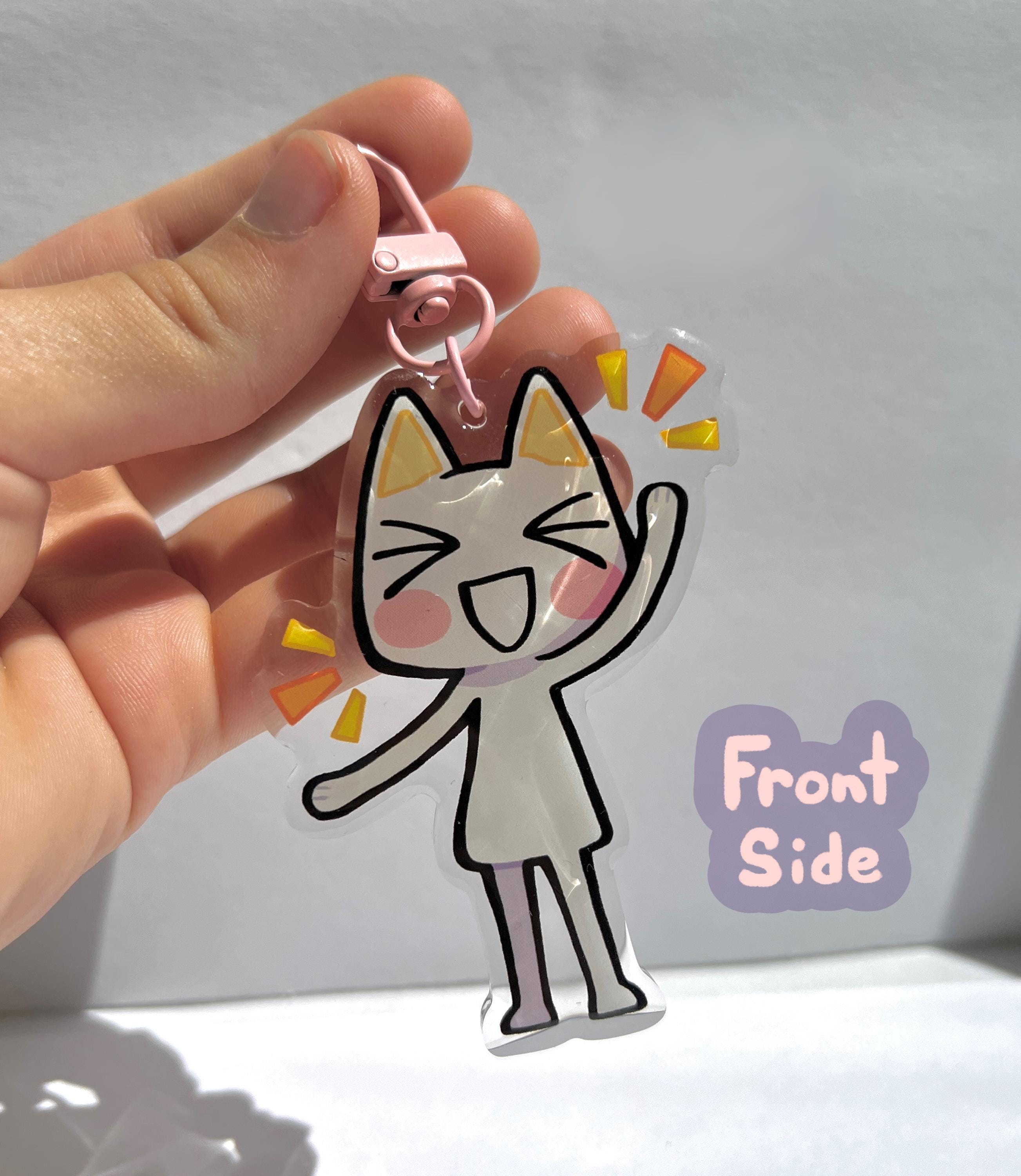 Toro & Kuro Keychains | Doko Demo Issyo | Toro Inoue Keychain - Etsy