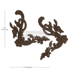 Intricate Grace - Redesigns with Prima - Prima Decor Poly - Decor Applique - Bendable Casting - Furniture makeover - Furniture accent