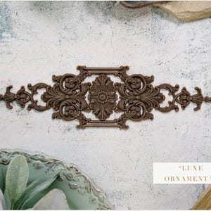 Luxe Ornamenta - Redesigns with Prima - Prima Decor Poly - Decor Applique - Bendable Casting - Furniture makeover - Furniture accent
