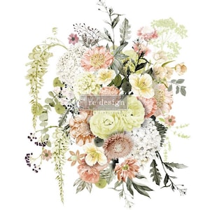 Rub on Transfers for Furniture, Redesign with Prima Decor Transfer, Furniture Transfer, Life in Full Bloom Furniture Decals