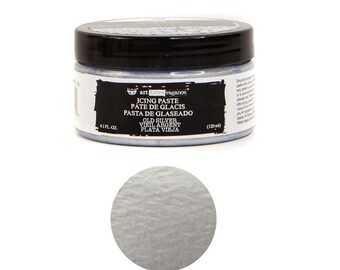 Art Extravagance Icing Paste – Old Silver – 4oz (120ml)