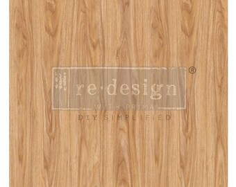 Grain Hue Decoupage Fiber - Wood Grain Decor Tissue Paper (A1 Size)