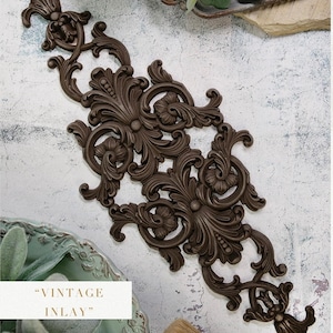 Vintage Inlay - Redesigns with Prima - Prima Decor Poly - Decor Applique - Bendable Casting - Furniture makeover - Furniture accent