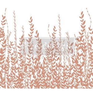 Rose Gold Foil Kacha – In the Field, Rub on Transfers for Furniture, Redesign with Prima Decor Transfer, Glam Style Home Decor