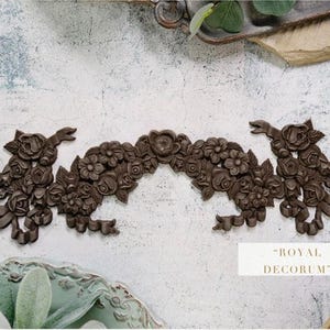 Royal Decorum - Redesigns with Prima - Prima Decor Poly - Decor Applique - Bendable Casting - Furniture makeover - Furniture accent