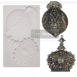 Victorian Adornments - Silicone Decor Mould - Redesign with Prima - 5"x8"