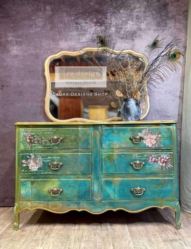 Rub on Transfers for Furniture, Redesign With Prima Decor Transfer