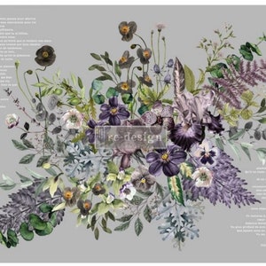 Vigorous Violet Rub on Transfers for Furniture, Redesign with Prima Decor Transfer, Furniture Transfer,  Transfer Decals