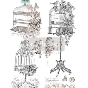 Rub on Transfers for Furniture, Redesign with Prima Decor Transfer, Furniture Transfer, La Voliere Furniture Decals