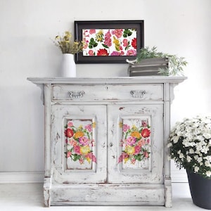 Sunny Glow Rub on Transfers for Furniture, Redesign with Prima Decor Transfer, Furniture Transfer