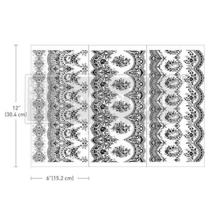 Rub on Transfers for Furniture, Redesign with Prima Decor Transfer, Furniture Transfer, VINTAGE WALLPAPER II Furniture Decals
