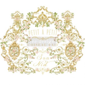 Rub on Transfers for Furniture, Redesign with Prima Decor Transfer, Furniture Transfer, KACHA Petit A Petit Furniture Decals