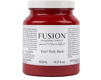 Fort York Red Mineral Furniture Paint, Fusion Brand