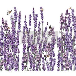 Rub on Transfers for Furniture, Redesign with Prima Decor Transfer, Furniture Transfer, Champs De Lavende Furniture Decals