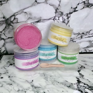 Foaming Sugar Scrubs, Body Polish