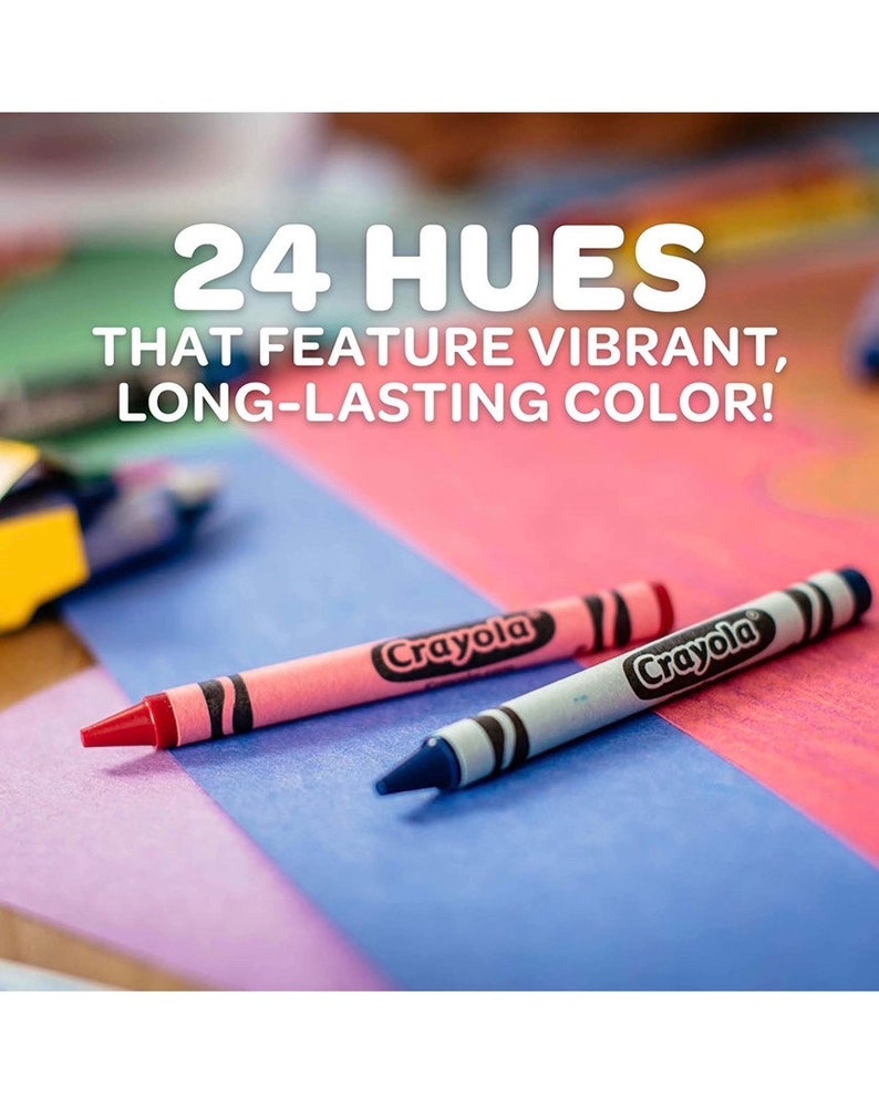 Crayola Crayons Bulk 12 Crayon Packs With 24 Assorted Colors Etsy
