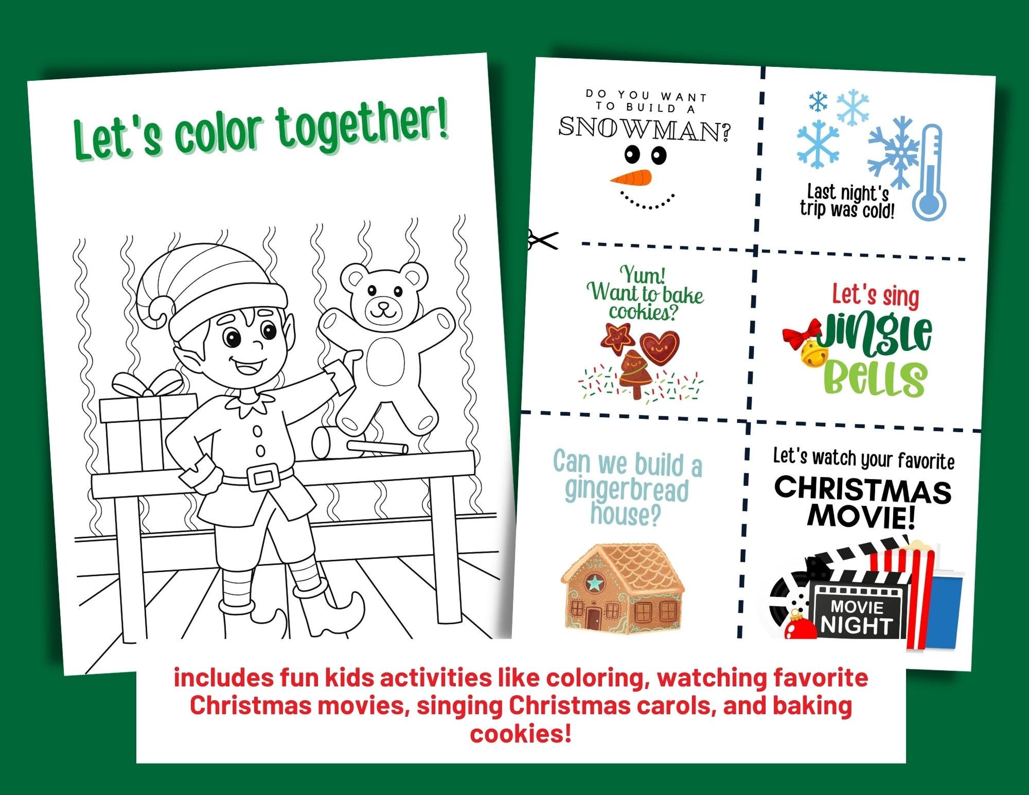 Printable Elf Kit, Christmas Elf Kit, 90 Elf Props, 60 Page Elf ...