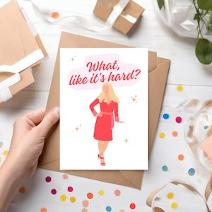 Gefeliciteerd Card, Law School Graduate, geslaagd voor het bar-examen, College Graduate, Elle Woods What Like It's Hard?, Juridisch direct downloaden