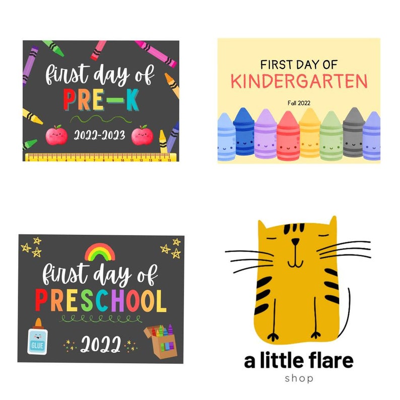 First Day of High School Printable Sign Instant Download - Etsy