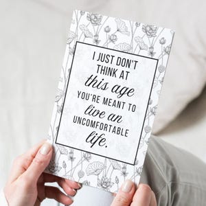 Funny Birthday Card, Retirement Card, Lotus Hotel Victoria Birthday Card, Mother's Day Card, Uncomfortable Life, Lorazepam, Instant Download