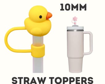 Duck Straw Topper: 10mm Stanley Cup AccessoryStraw Toppers