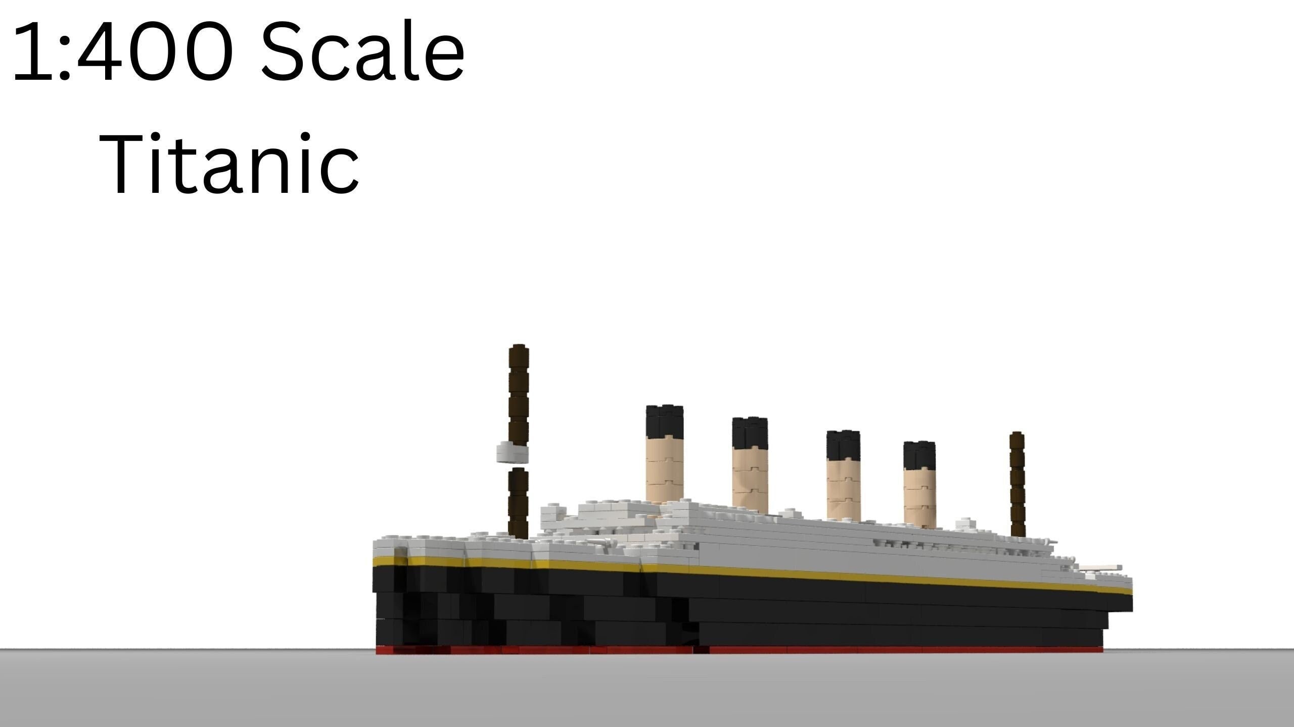 1:400 RMS Titanic MOC Instructions - Etsy