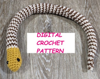 CROCHET PATTERN - Woma Python - Digital Downloadable PDF file
