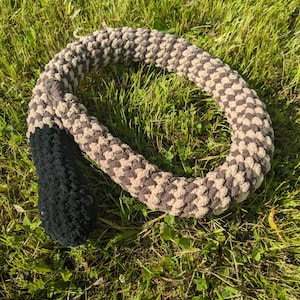 Jumbo Black-Headed Python Snake Crocheted Amigurumi Stuffed Animal Gift for Snake Lover
