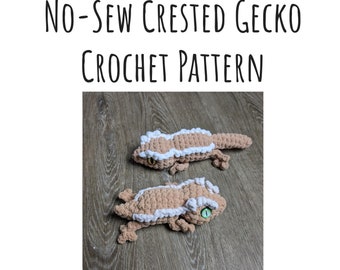No-Sew Crested Gecko Crochet Pattern