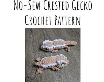 No-Sew Crested Gecko Crochet Pattern