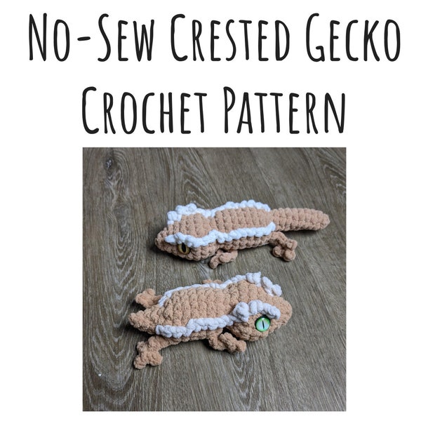 No-Sew Crested Gecko Crochet Pattern