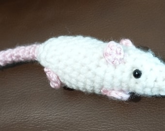 PATTERN - Crocheted Baby Rat