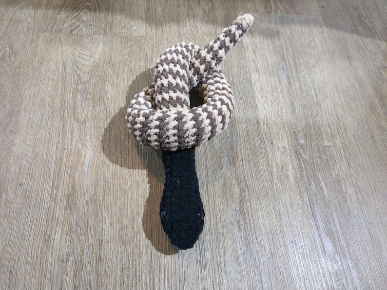 CROCHET PATTERN - Black-Headed Python - Digital Downloadable PDF file image 2