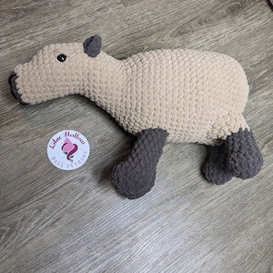 Big Capybara Crocheted Toy