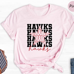 Team Mascot Shirt, Hawks Team Shirt, Hawks Football Shirt, Hawks Fan Shirt, Hawks School Shirt, Hawks School Spirit, Hawks Basketball Tee