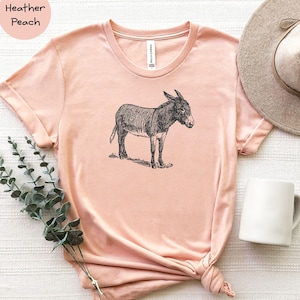 Awesome Donkey Shirt, Detailed Donkey Shirt, Donkey Lover Shirt, Beautiful Looking Donkey Shirt, Detailed Animal Shirt