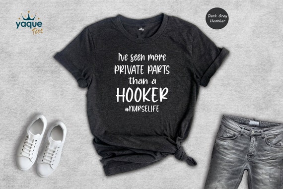 Nurse Apparel Funny Nurse Shirt, Sarcastic Saying, Casual Medical Tee (Unisex XS-XXL, Cotton Blend)