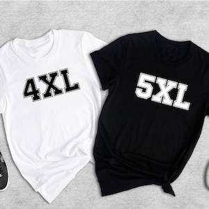 Plus Sizes Adult Unisex Shirt, Custom Design Shirt, Big Size Shirt, Personalized Plus Sizes Shirt, Plus Sizes 4XL 5XL Shirt